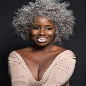 White curly weave for black women