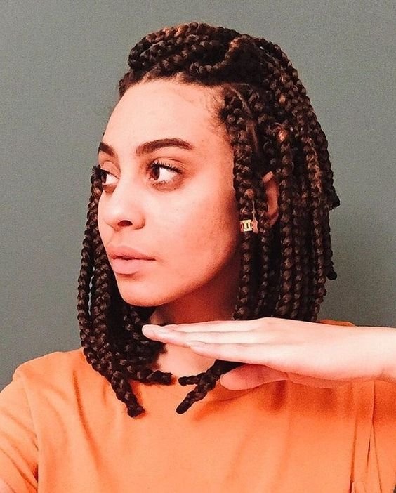 box braids medium