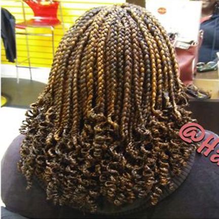 Individual Braids with Curly Ends