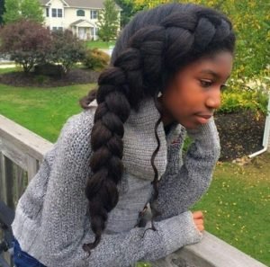 Natural Hair Braids for Natural Medium Length Hair