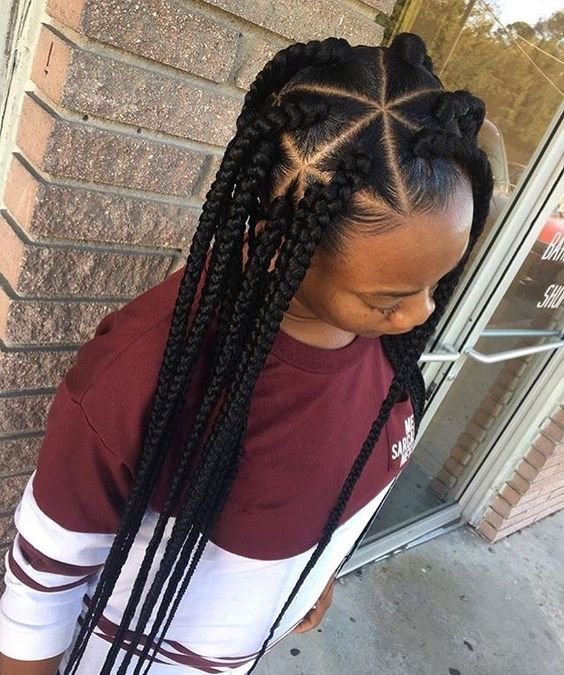 Feed in Braids for Long Hair
