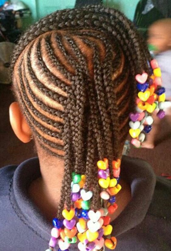 End Full Beads braid for Kids