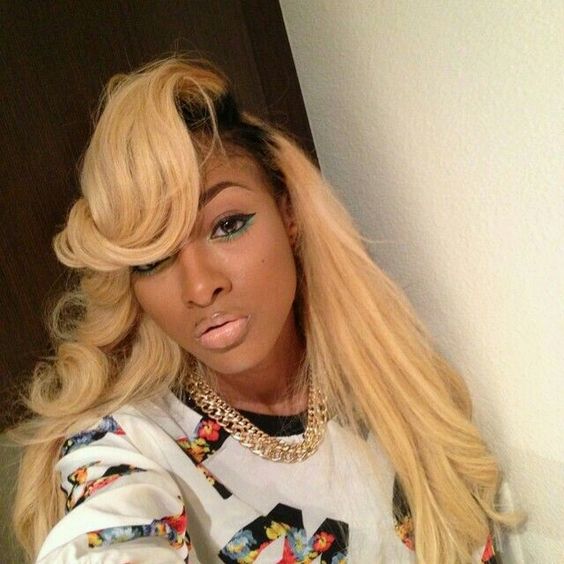Long Blonde Hair From the Back for African American  Hairstyles & Haircuts for African American