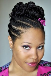 34 Super Flat Twist Updo Hairstyles to Stay Glamorous - New Natural ...