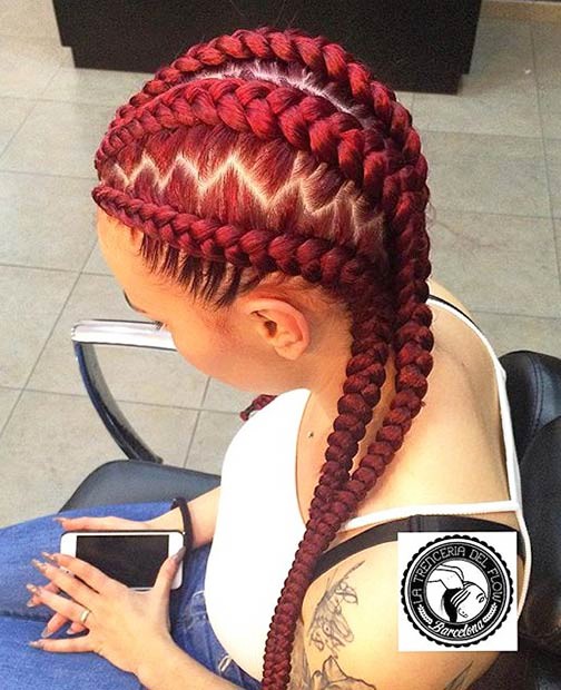 Big Cornrows Hairstyles for Afro-American Women | New ...
