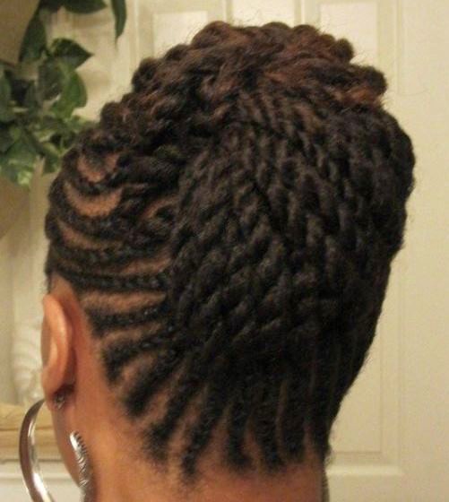 African American Flat Twist Updo Hairstyles | New Natural Hairstyles