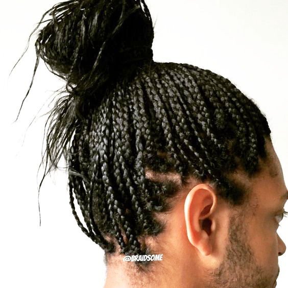Pixie Braids and Bun