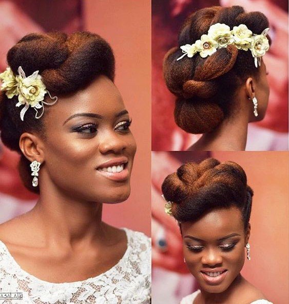 asymmetrical positioning of the floral accessory