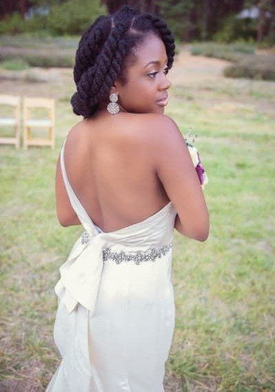 Braided Weeding Updo