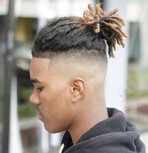 Shaved Sides Ponytail Haircut