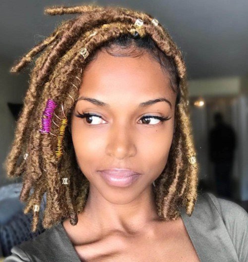22 Dominating Short Faux Locs of This Era New Natural Hairstyles