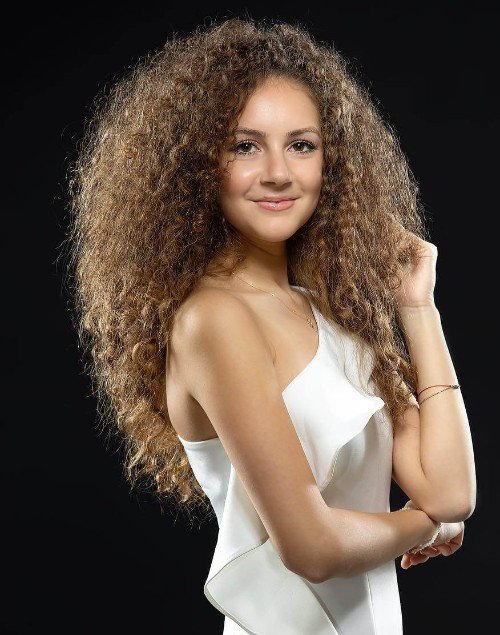 Blonde Natural Curly Hairstyles
