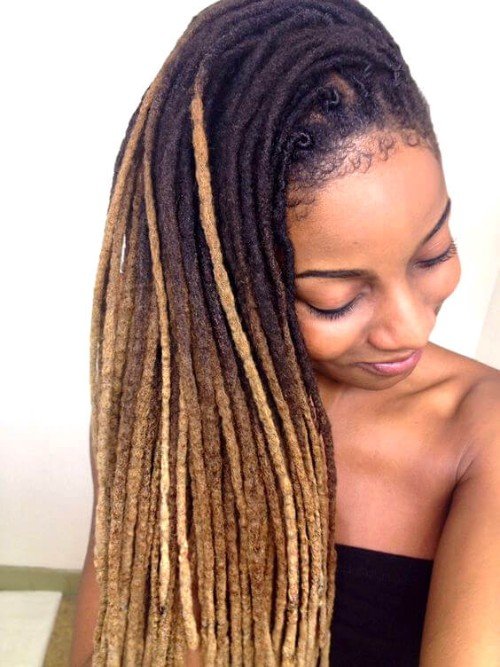 Blonde Dreadlocks Hairstyles for African Americans