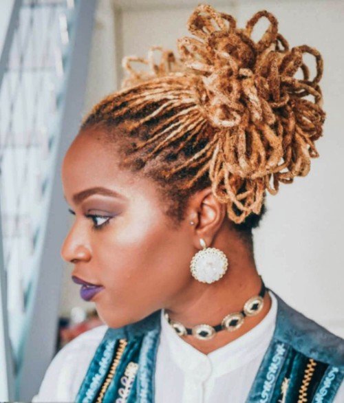 Blonde Dreadlocks Hairstyles for African Americans