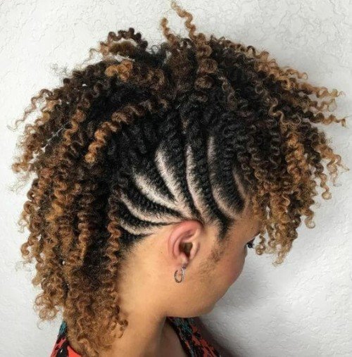Crazy And Wild Curly Mohawk Hairstyles For You New Natural Hairstyles