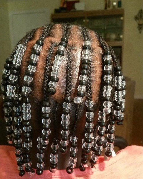 White and Black Pearls Setup On Mini Twists