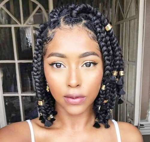 Trendy Braids With Beads