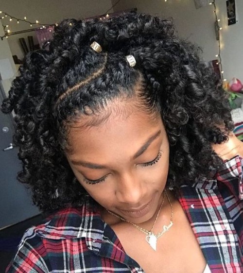 Headband Braids for African American Black Women
