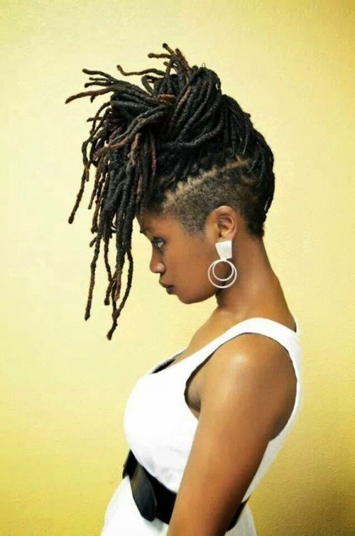 Faux locks Mohawk