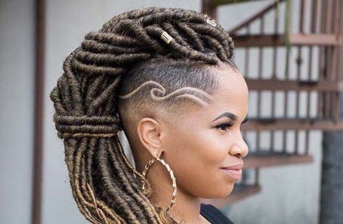 Faux locks Mohawk