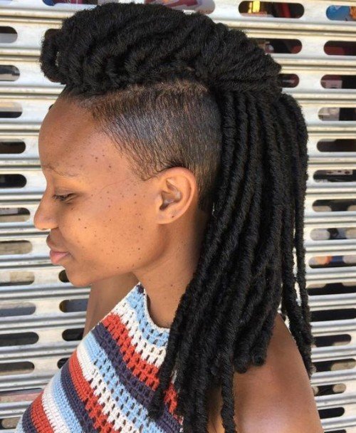 Faux locks Mohawk