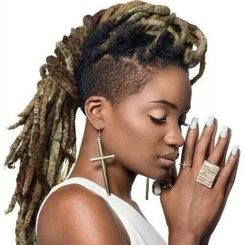 Dreadlocks Mohawk for African AMerican Women