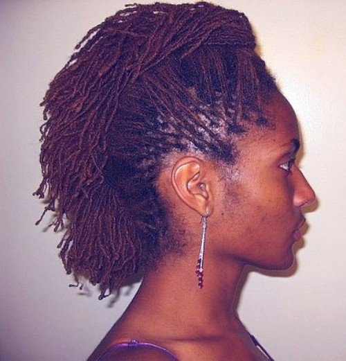 Dreadlocks Mohawk for African AMerican Women