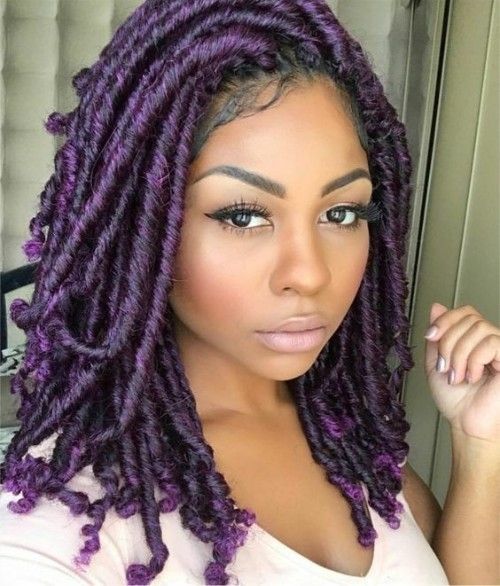 Lilac Goddess Faux Hairstyle