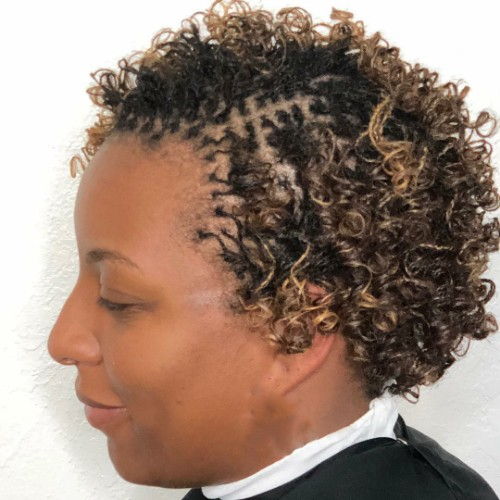 Small Coil locs Hairstyle