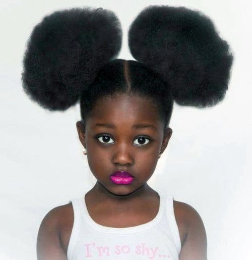 Afro hirstyles for baby girls