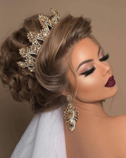 Bun Hairstyles for Black Quinceanera