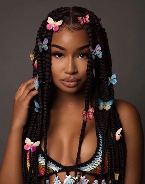Heavenly Box braids Idea