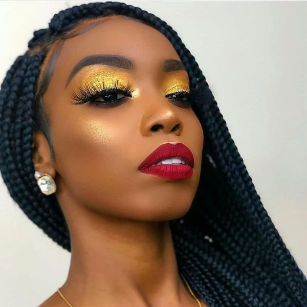 Heavenly Box braids Idea