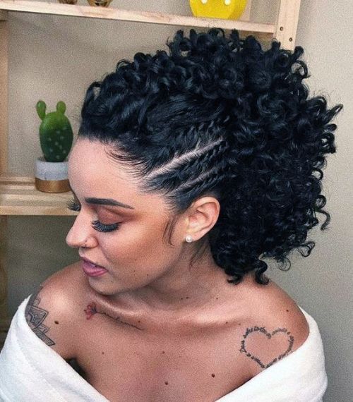 Side Braids with Crochet Hair