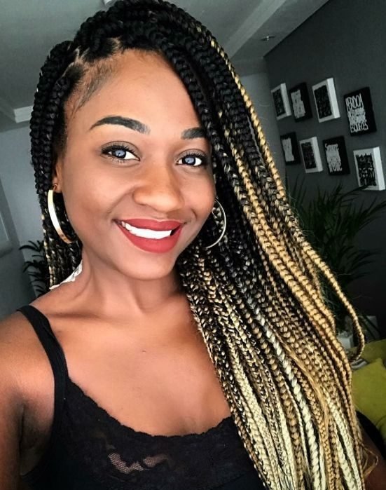 Braids with colorful Edges
