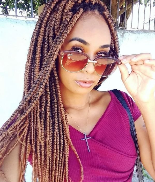 Glamorous Box Braids