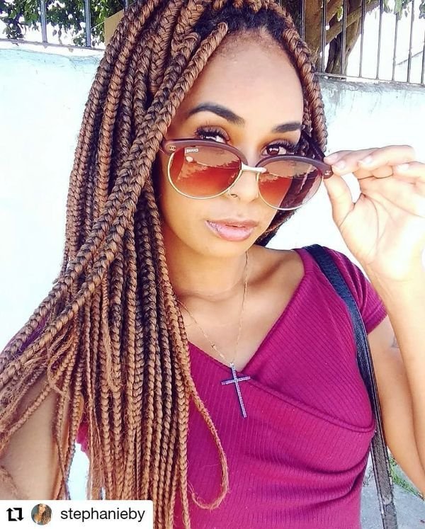 Glamorous Box Braids