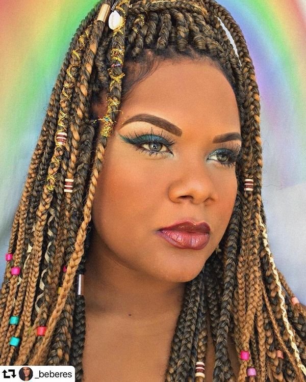 117 Best Medium Box Braids Hairstyles To Inspire You - New Natural ...