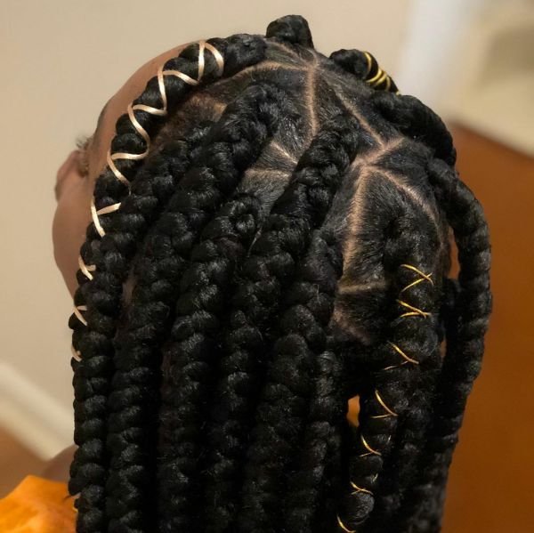 Thick Braids of Medium Length