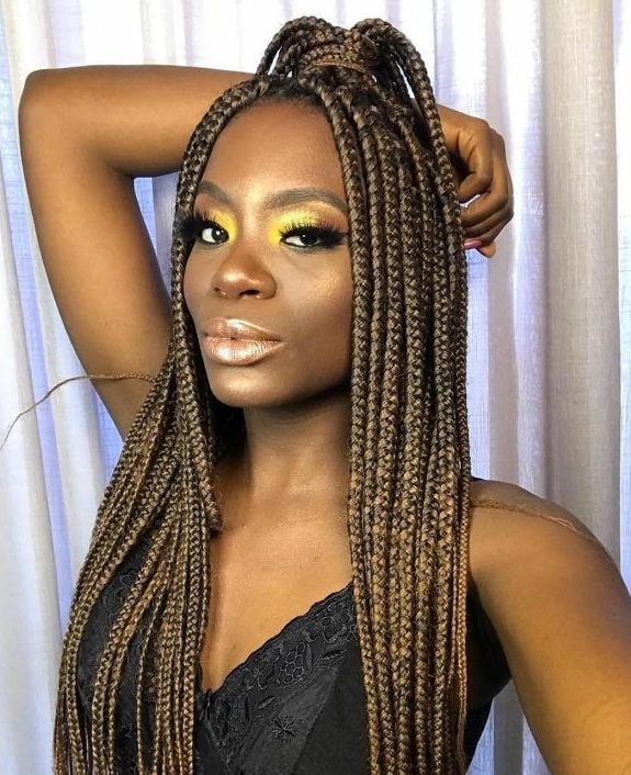 Medium Box Braids