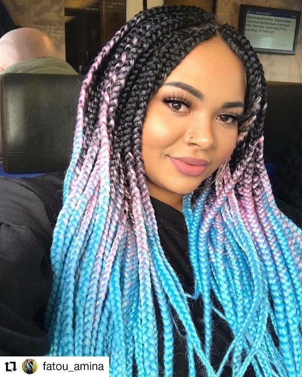 Medium braids