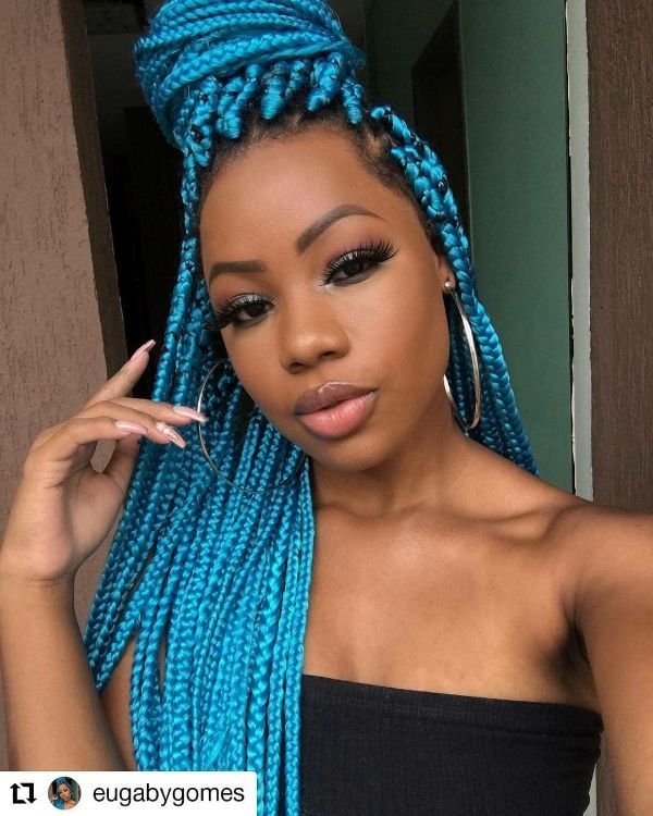 Half Updo with Braids