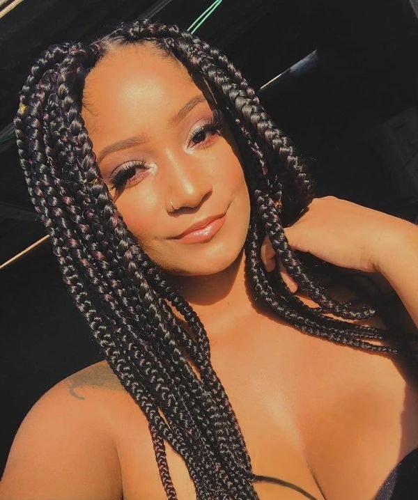 Medium Box Braids