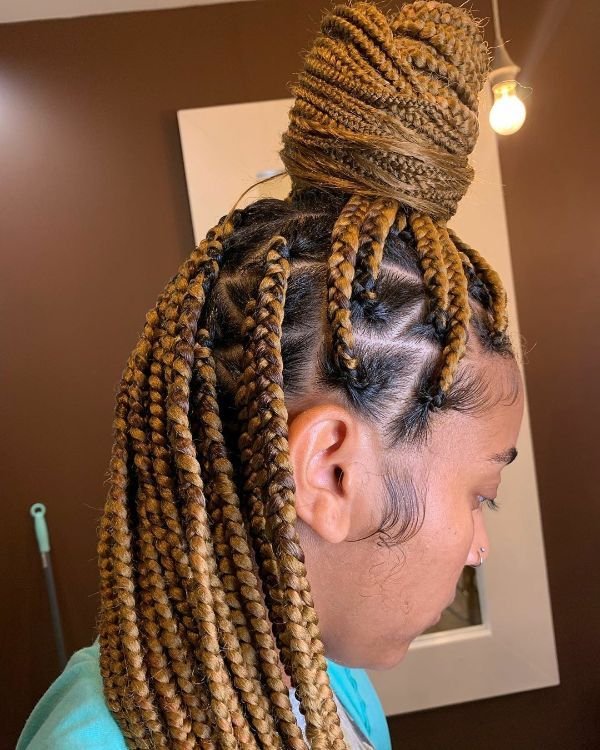 Medium Box Braids- Mystery Revealed with 100+ Hairstyles - New Natural ...