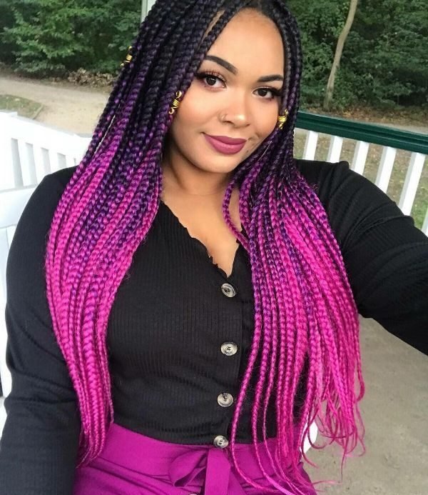 Braids with Pink Edges