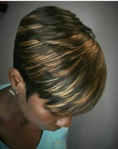 short hairstyle