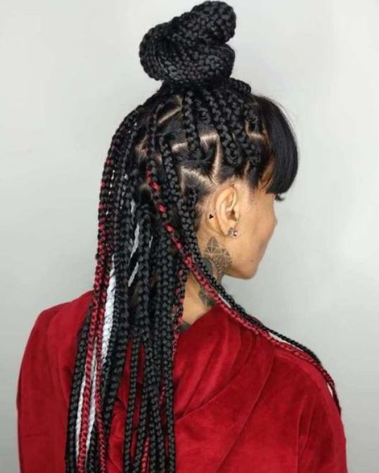 Triangle Braids with Rubber Band