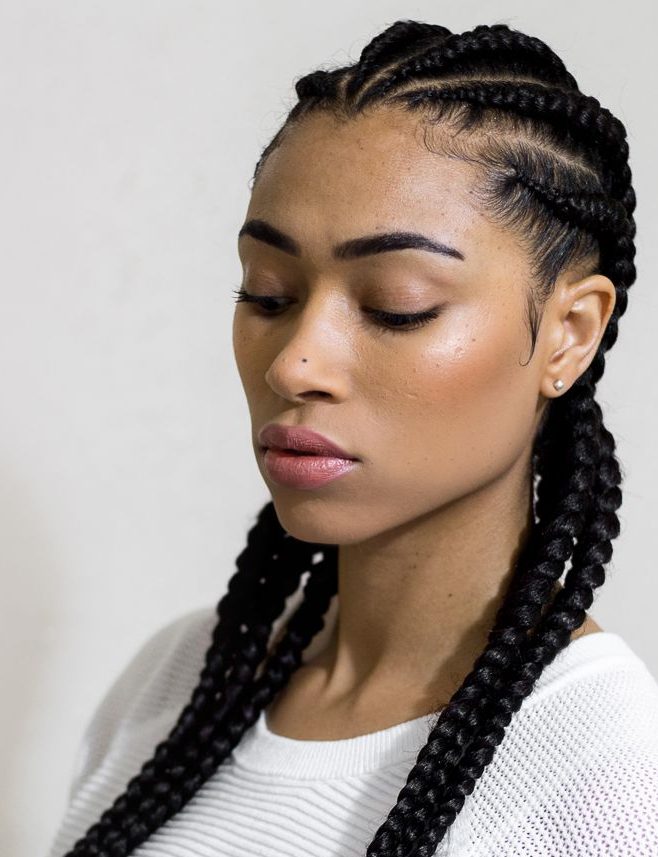 20 Ghana Braids Styles to Light up Your Mood - New Natural Hairstyles
