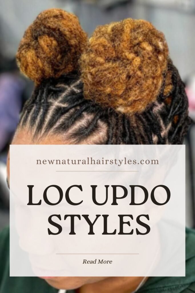 Loc Updo Styles: Elegant and Creative Updos for Loc’d Hair